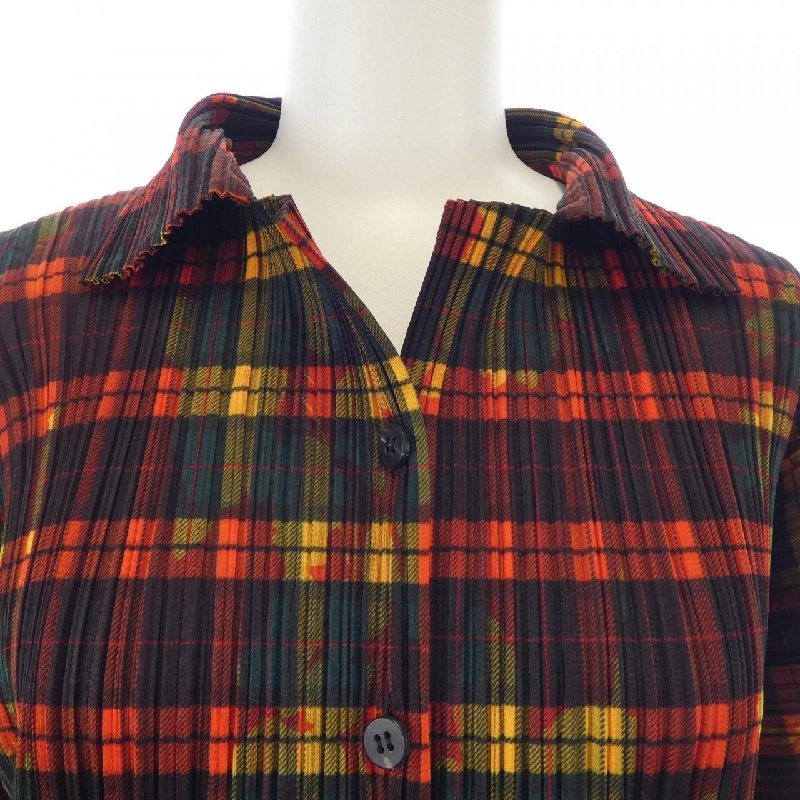 Pleats Please 2006 Kiểu kẻ PP64-JJ443 Áo khoác - Hàng hiệu Chính hãng 824204