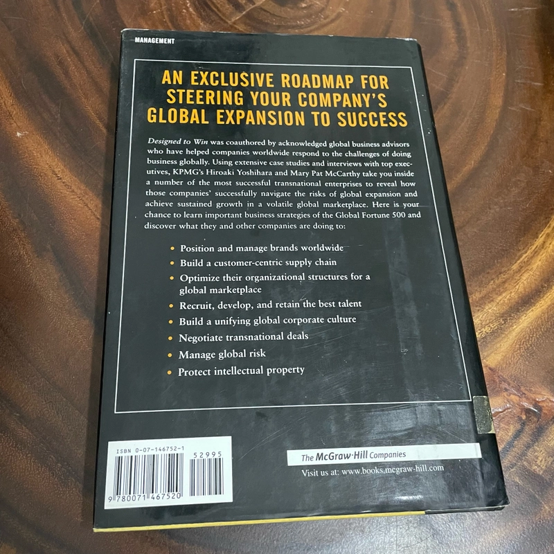 II English Book: Designed To Win - Hiroaki Yoshihara & Mary Pat McCarthy - 2006 442926