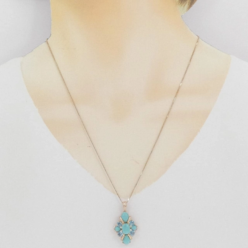 Dây chuyền đá giả 18KPG/K18PG - Hàng hiệu Authentic 860517