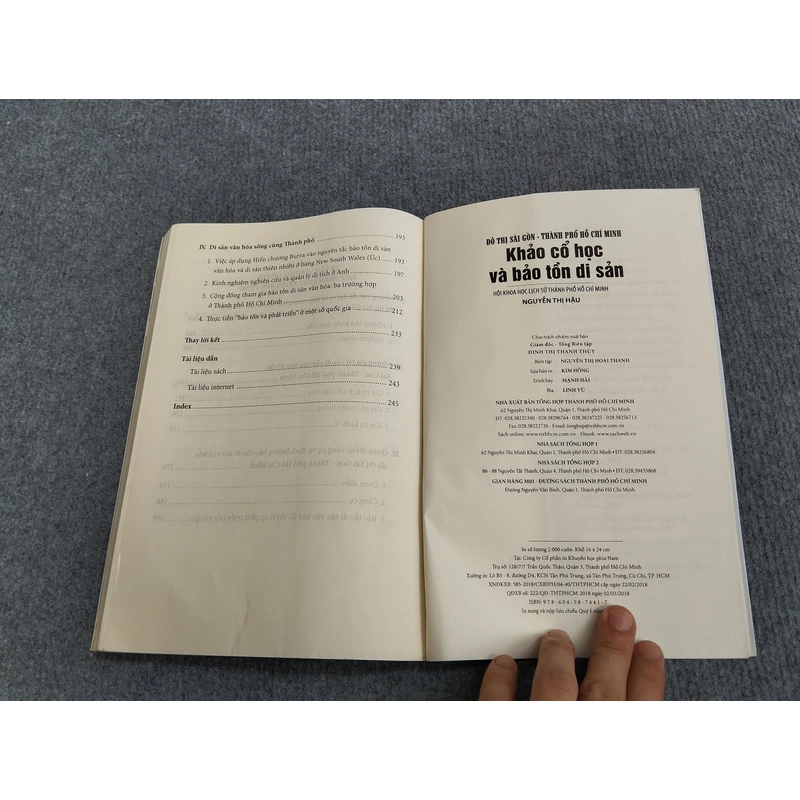 ĐÔ THỊ SÀI GÒN THÀNH PHỐ HỒ CHÍ MINH: KHẢO CỔ HỌC VÀ BẢO TỒN DI SẢN 504732