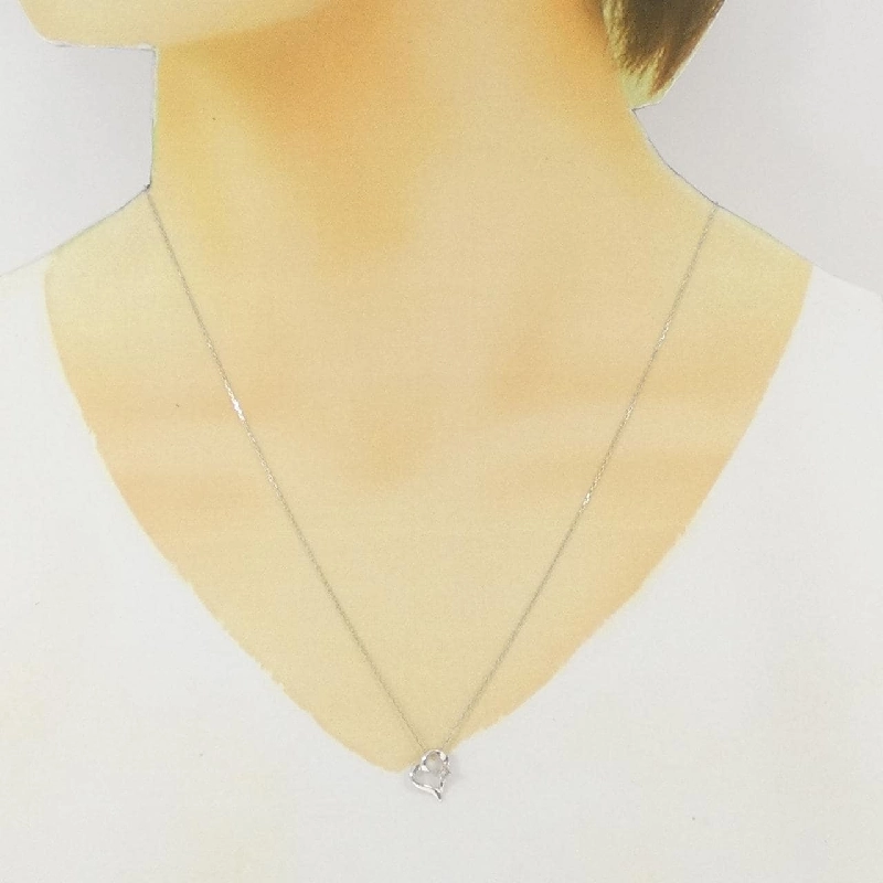 K10WG Dây chuyền kim cương hình trái tim 0.02CT - Hàng hiệu Chính hãng 865687