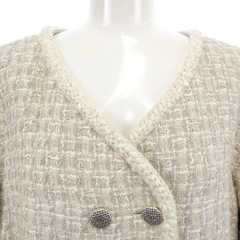 Áo khoác không cổ CHANEL P47860V35684 628854