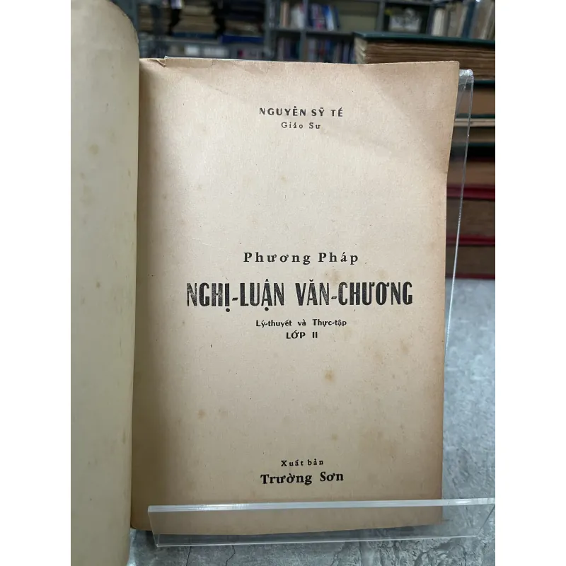 PHƯƠNG PHÁP NGHỊ LUẬN VĂN CHƯƠNG - NGUYỄN SỸ TẾ 760729