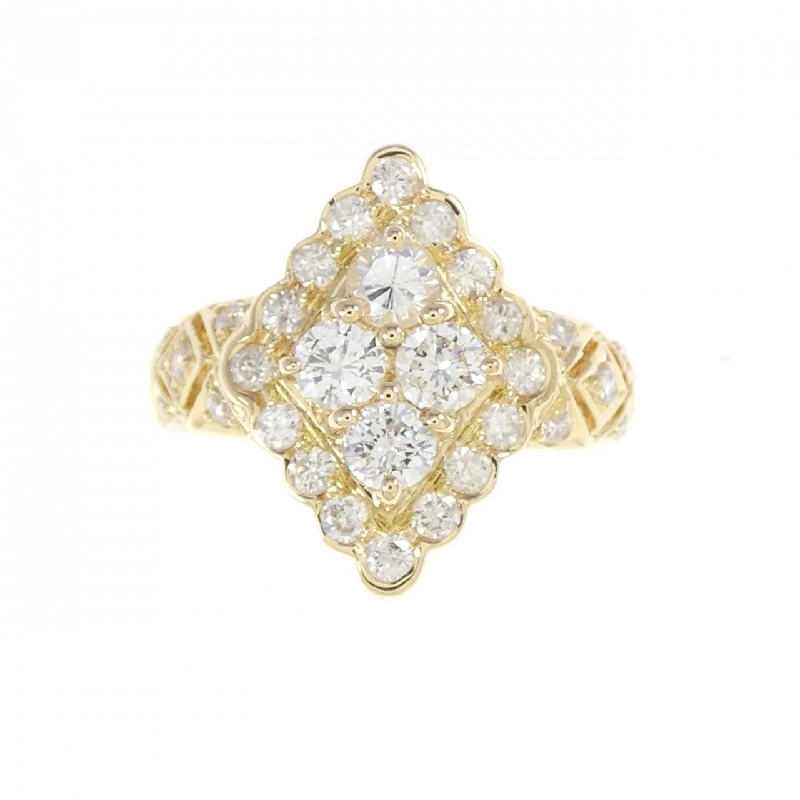 Nhẫn kim cương 750YG 0.69CT 669058