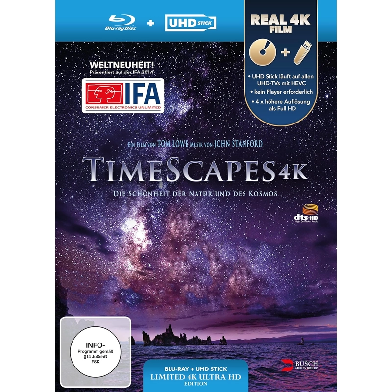 Đĩa BluRay phim tài liệu TimeScapes 2012 UltraHD 4K 2160p 532379