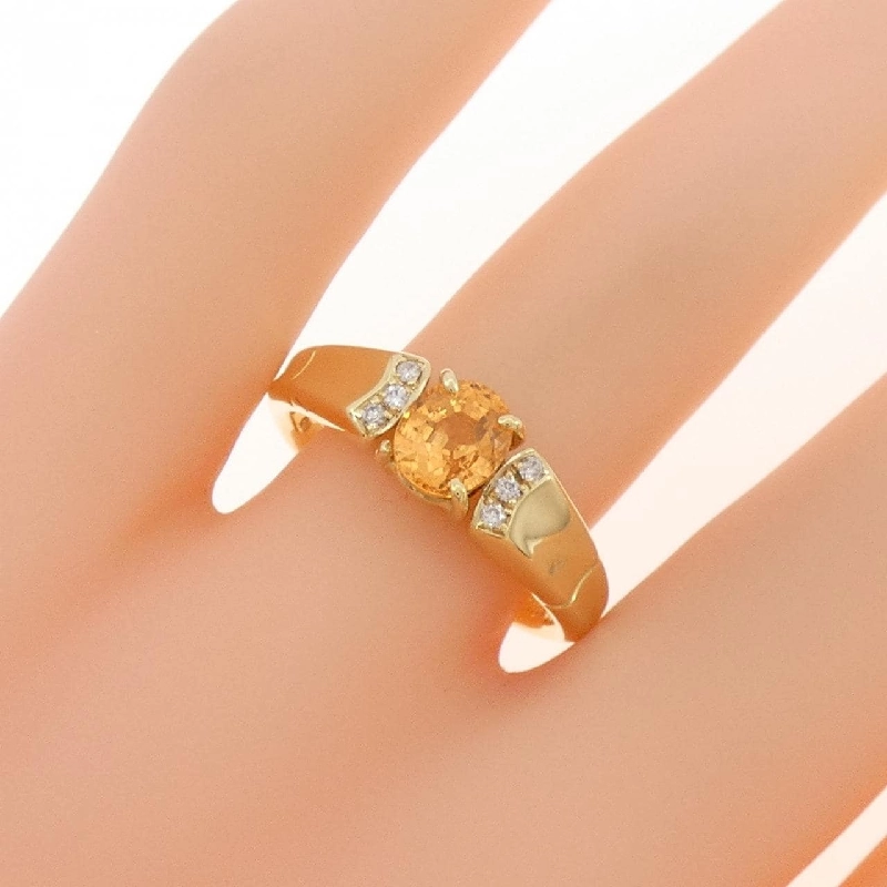 Nhẫn Garnet K18YG 1.22CT - Hàng hiệu Chính hãng 853579