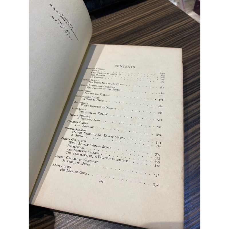 English Poetry, Volume 2: From Collins to Fitzgerald 1034233