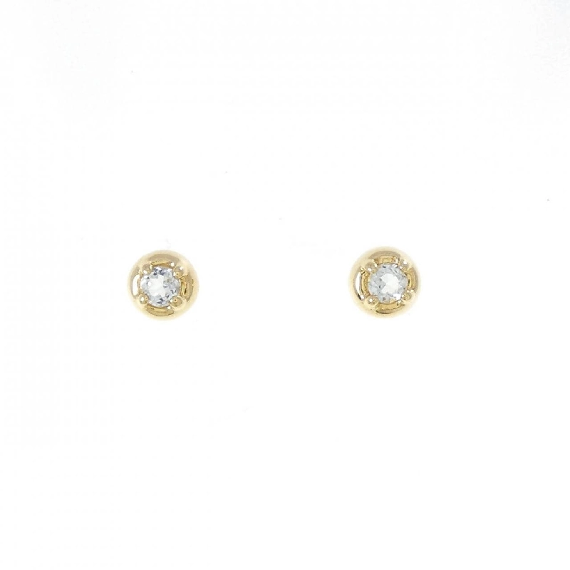 K18YG Aquamarine Bông tai - Hàng hiệu Chính hãng 869354