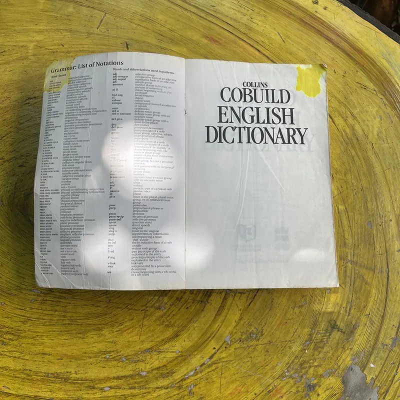 COLLINS COBUILD ENGLISH DICTIONARY HELPING LEARNERS WITH REAL ENGLISH  576397