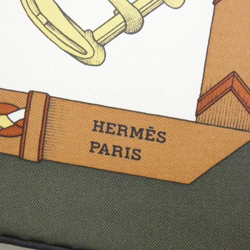 Hàng hiệu Authentic Hermès LES CHEVAUX DECHAINES Khăn quàng 771904