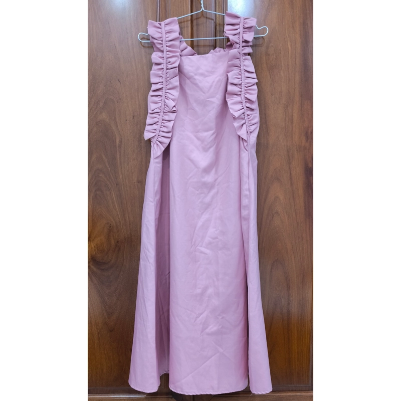 Đầm 2 dây hồng 528394