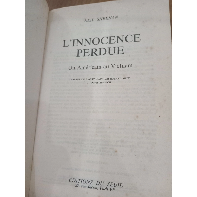 L'Innocence perdue - Neil Sheehan 547842