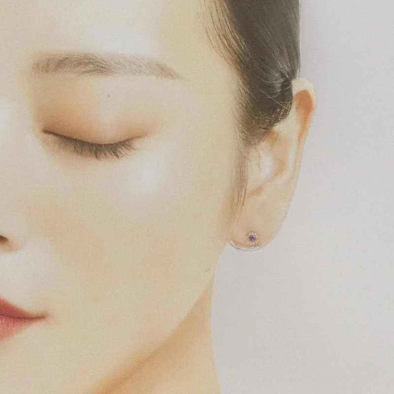 K14PG Amethyst Bông tai - Hàng hiệu Chính hãng 868217