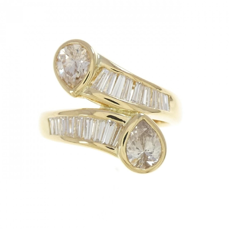 Nhẫn kim cương K18YG - Hàng hiệu Authentic 850527