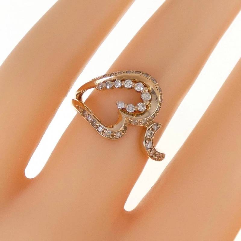 Nhẫn kim cương hình trái tim K18PG 0.31CT 671559