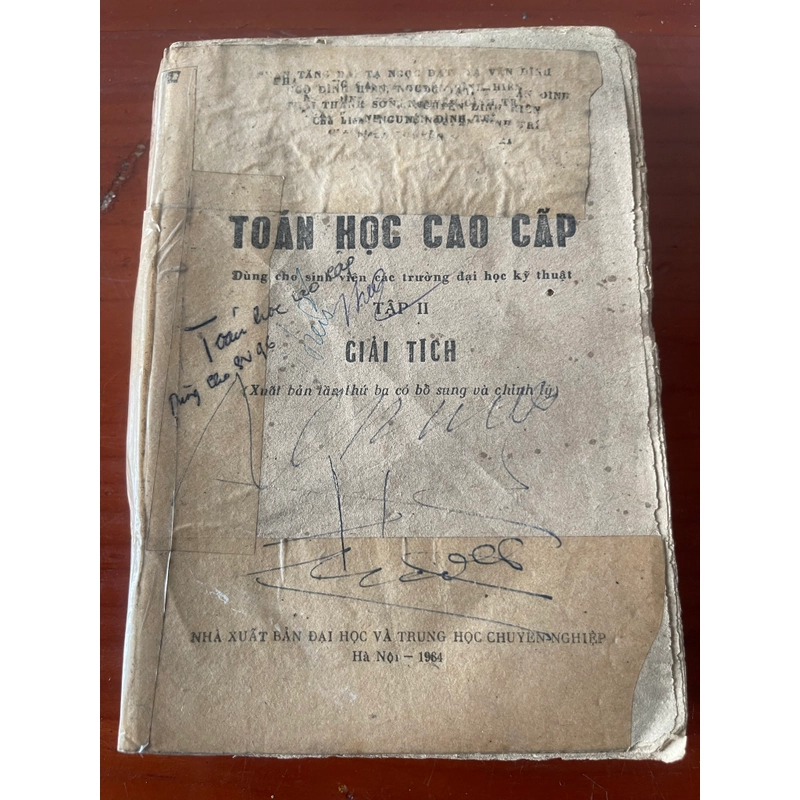 Toán học cao cấp Tập 2 Giải tích XB 1984 547933