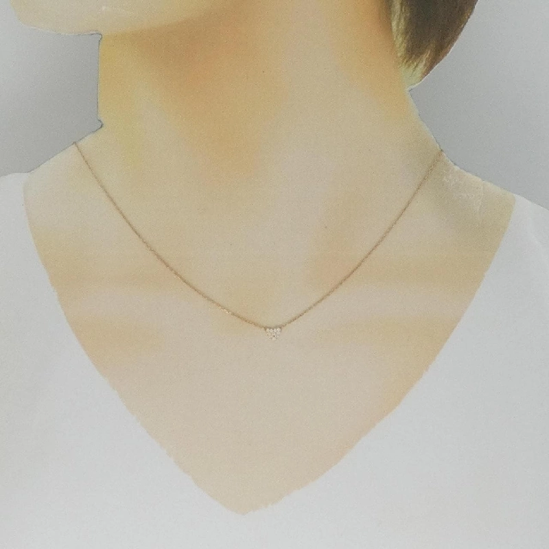 Aker Heart Pavé Necklace 0.05CT - Hàng hiệu Authentic 844704