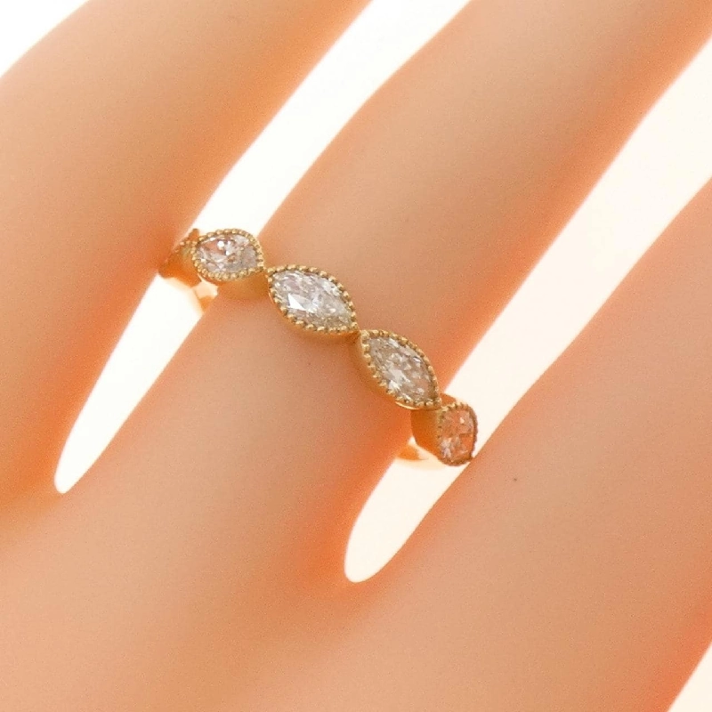 【Sản phẩm mới】Nhẫn kim cương K18YG 0.77CT 667143