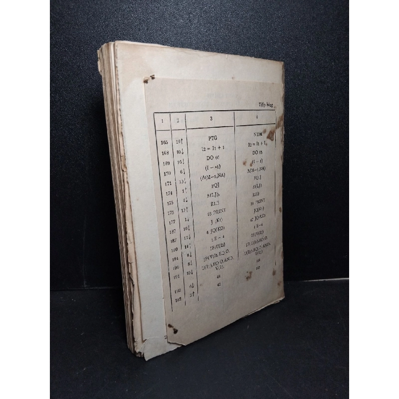 Ngôn ngữ lập trình Fortran mới 70% ố vàng rách bìa rách trang 1987 Đinh Hoài HCM2103 GIÁO TRÌNH, CHUYÊN MÔN 918716