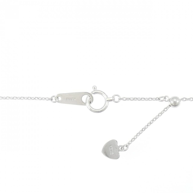 Dây chuyền ruby hoa K18WG 0.341CT - Hàng hiệu Authentic 856732