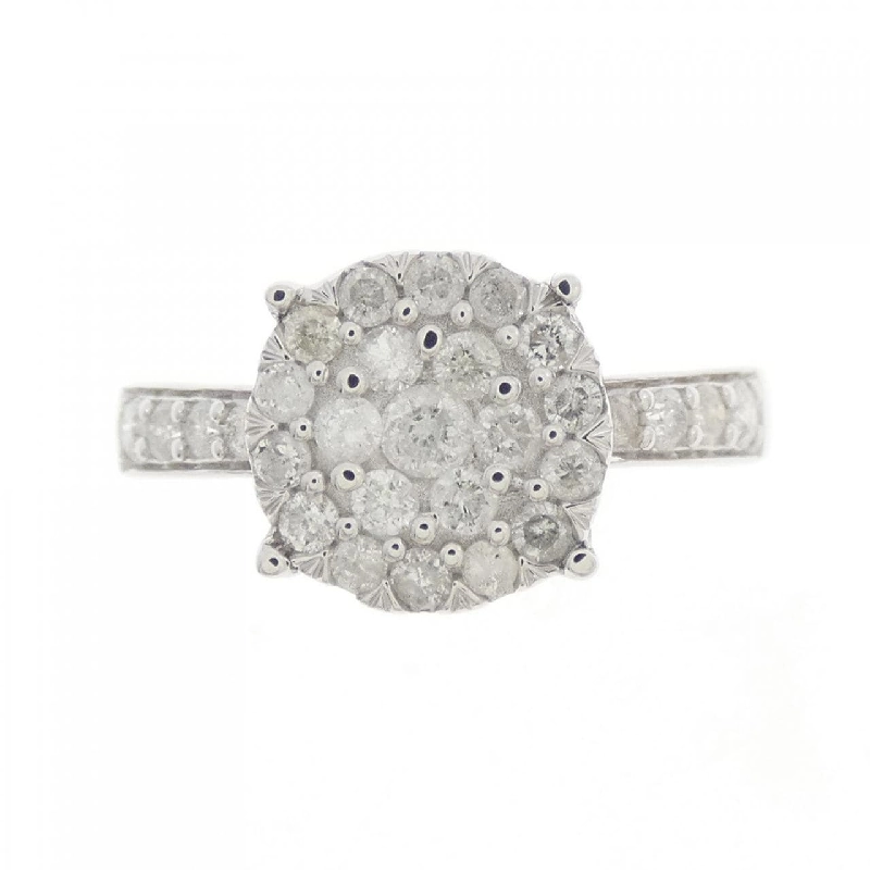 Nhẫn kim cương K18WG 0.50CT 671610