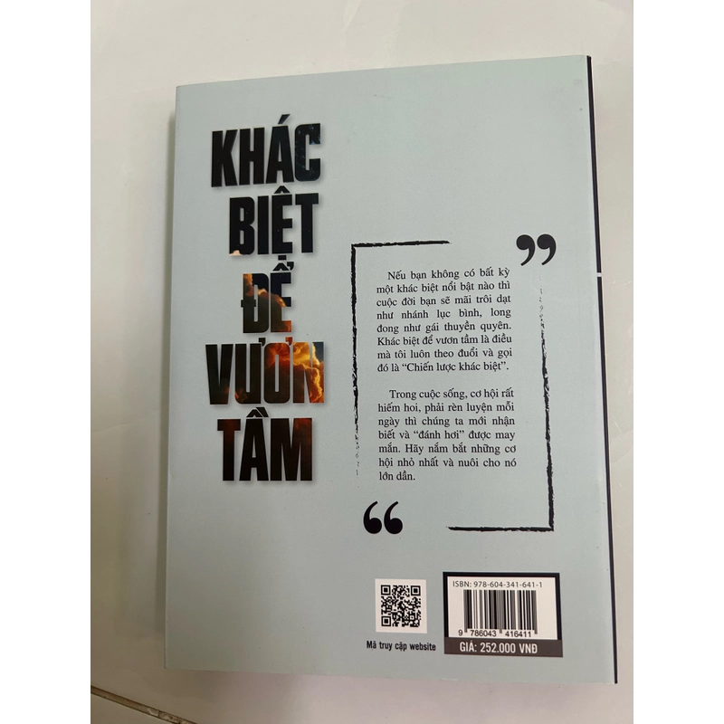 Khác biệt để vươn tầm 452011