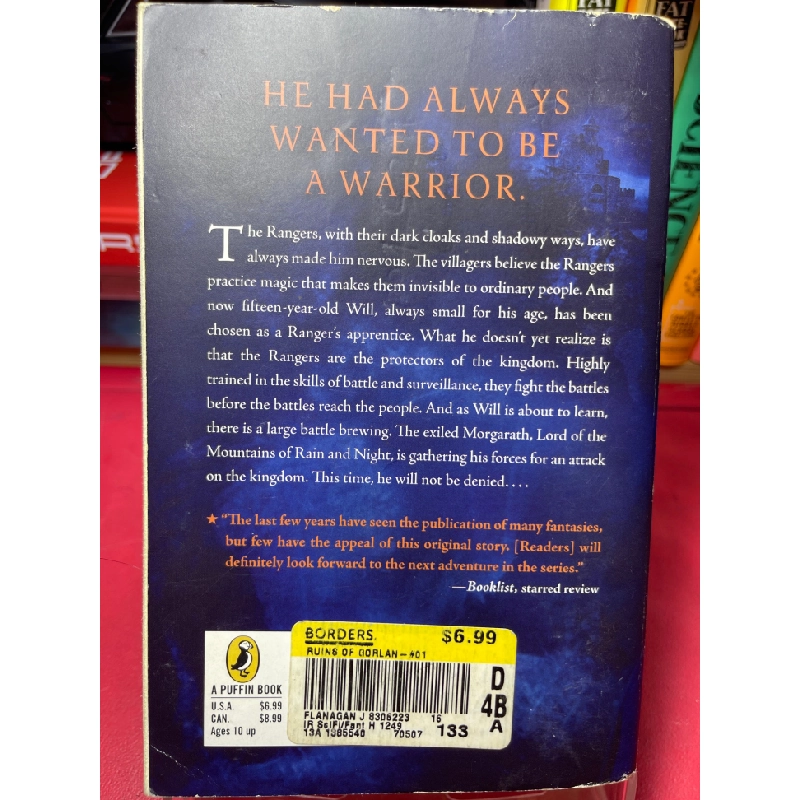 Rangers apprentice the ruins of gorlan mới 80% rách góc bìa John Flanagan HPB1905 SÁCH NGOẠI VĂN 459537