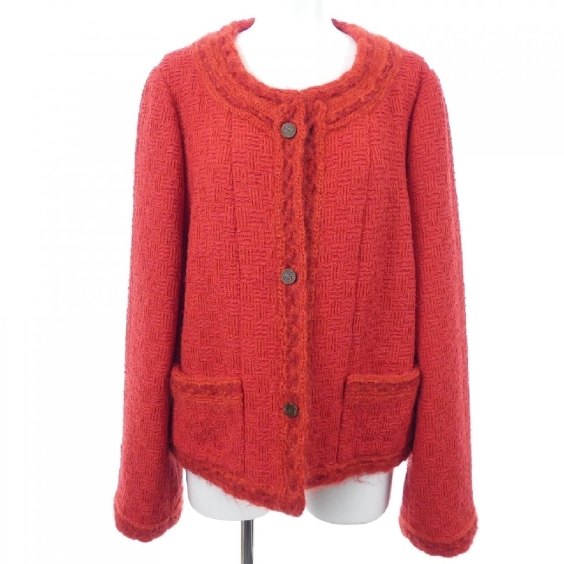 CHANEL P11836V05801 98A Áo khoác không cổ - Hàng hiệu Chính hãng 818019