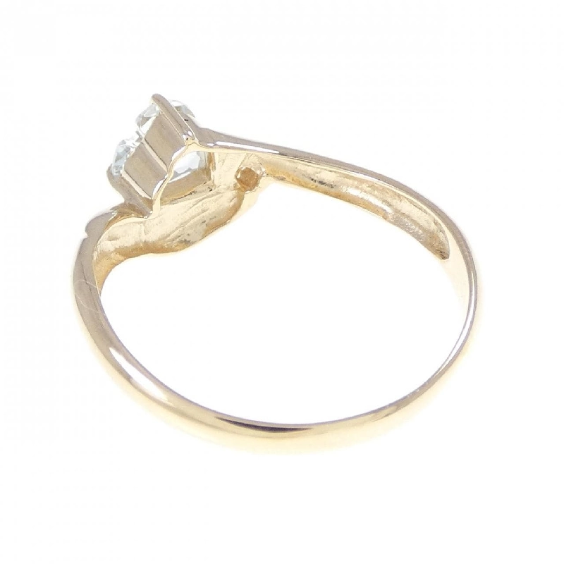 Nhẫn Aquamarine K9YG Heart 667794