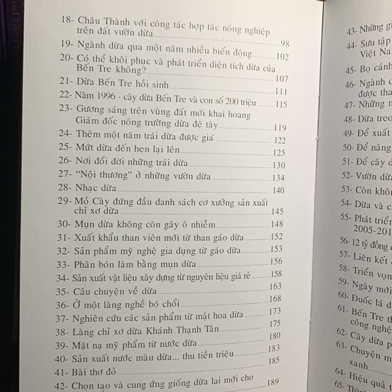 Kỷ Yếu Dừa Bến Tre- Hôi nhà báo VN tỉnh Bến Tre 187527