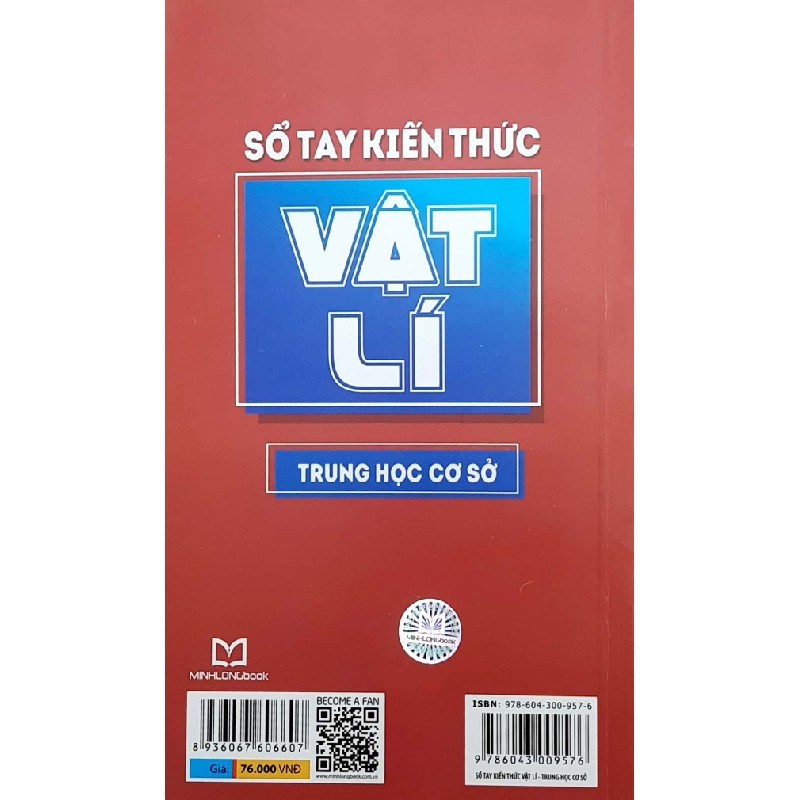 Sổ Tay Kiến Thức Vật Lí Trung Học Cơ Sở - Nguyễn Phú Đồng, ThS Lê Thị Thu Hằng 147181