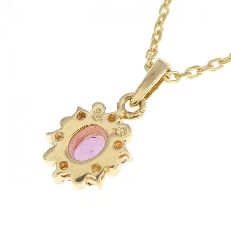 K18YG Dây chuyền Ruby - Hàng hiệu Chính hãng 867829