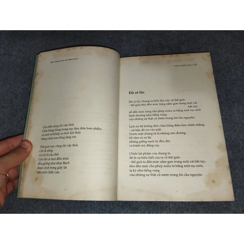 WISLAWA SZYMBORSKA THƠ CHỌN LỌC (GIẢI NOBEL VĂN HỌC NĂM 1996) 729328