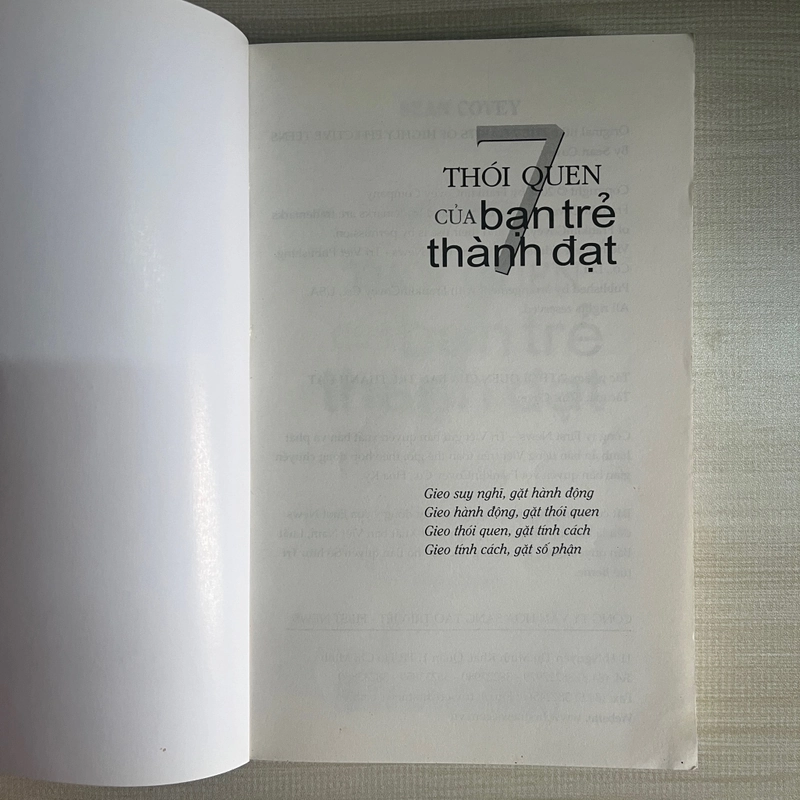 7 Thói Quen Của Bạn Trẻ Thành Đạt, tình trạng tốt  518549