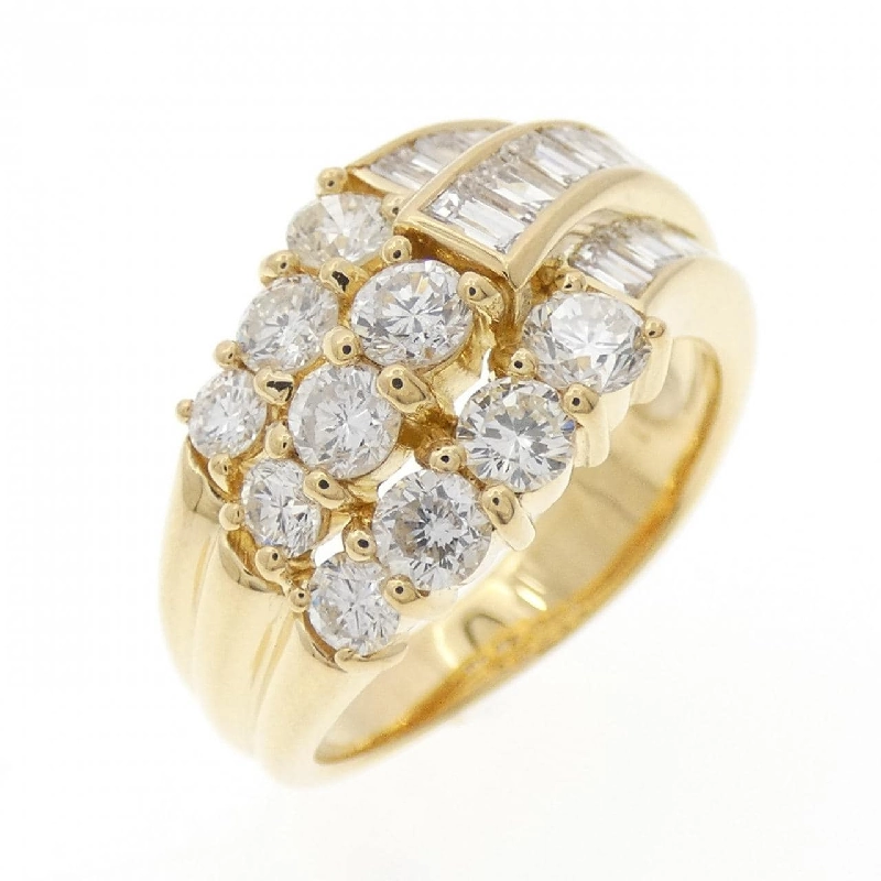 Nhẫn kim cương K18YG 1.80CT - Hàng hiệu Authentic 852903