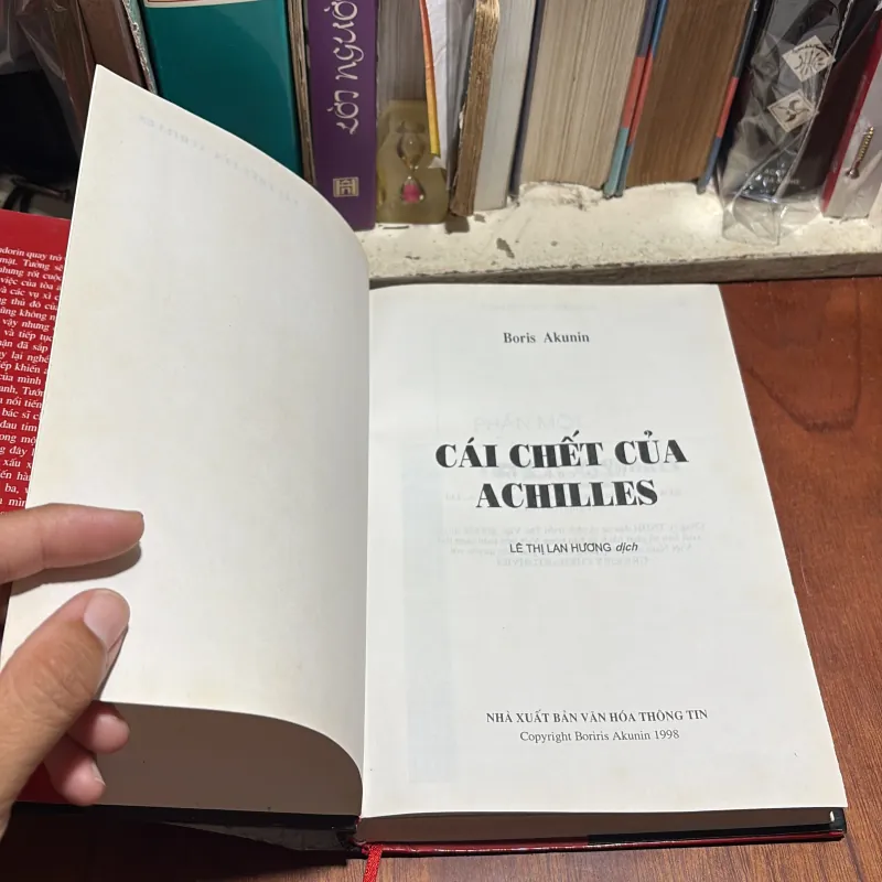 II Văn Học: Cái Chết Của Achilles - Boris Akunim - Lê Thị Lan Hương (Dịch) - 1998 1012879