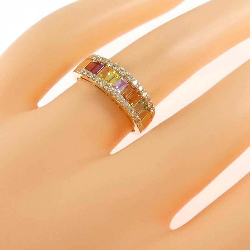 Nhẫn Sapphire K18YG 1.00CT 668384