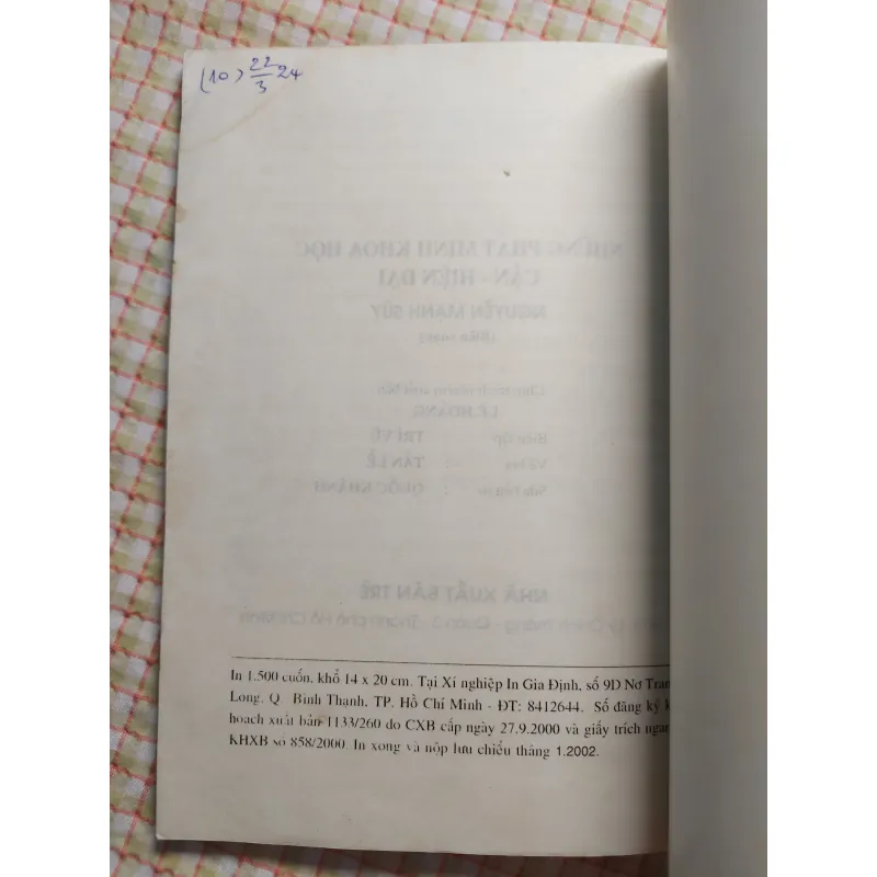 NHỮNG PHÁT MINH KHOA HỌC CẬN - HIỆN ĐẠI - Nguyễn Mạnh Súy 750717