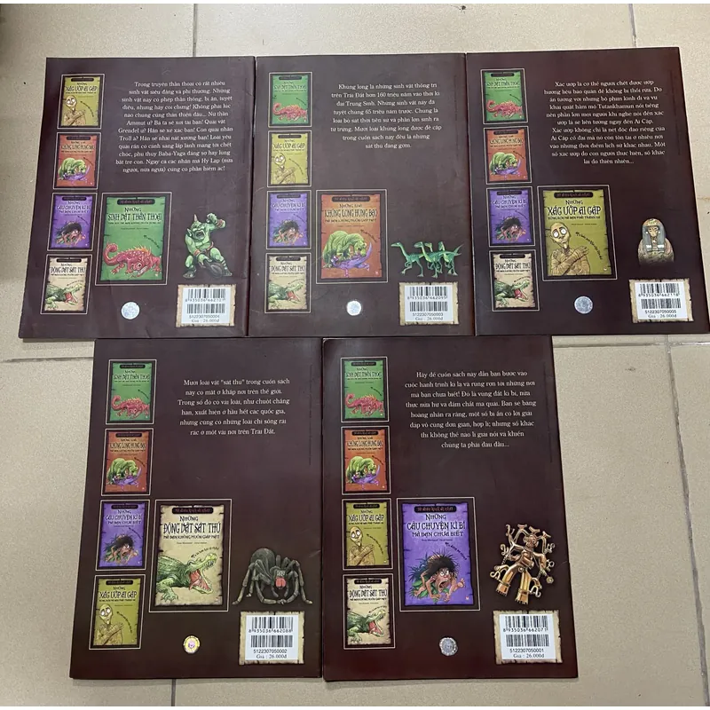 10 điều kinh dị nhất combo 5 cuốn (c43) 705400