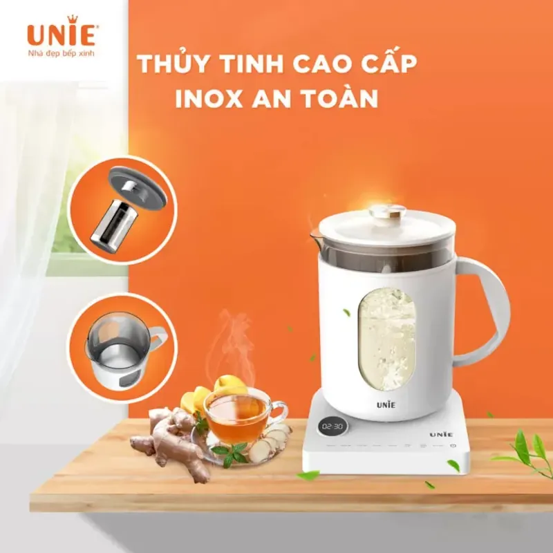 ẤM SIÊU TỐC CAO CẤP UNIE UEK1782W CHÍNH HÃNG MỚI 100% 591061