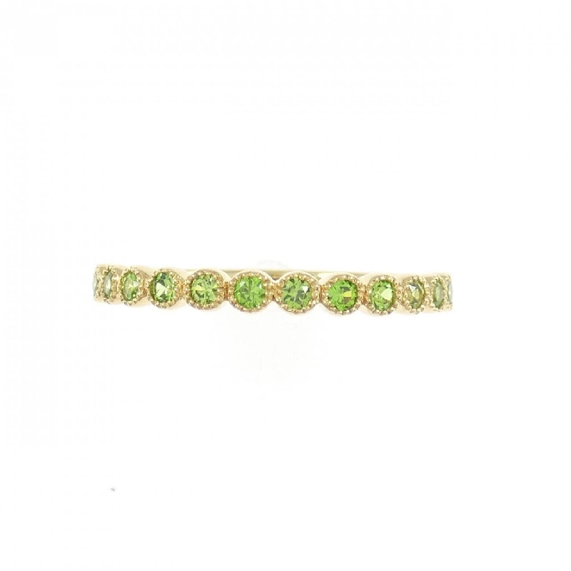 Nhẫn Đá Garnet Demantoid K18YG - Hàng hiệu Chính hãng 855010