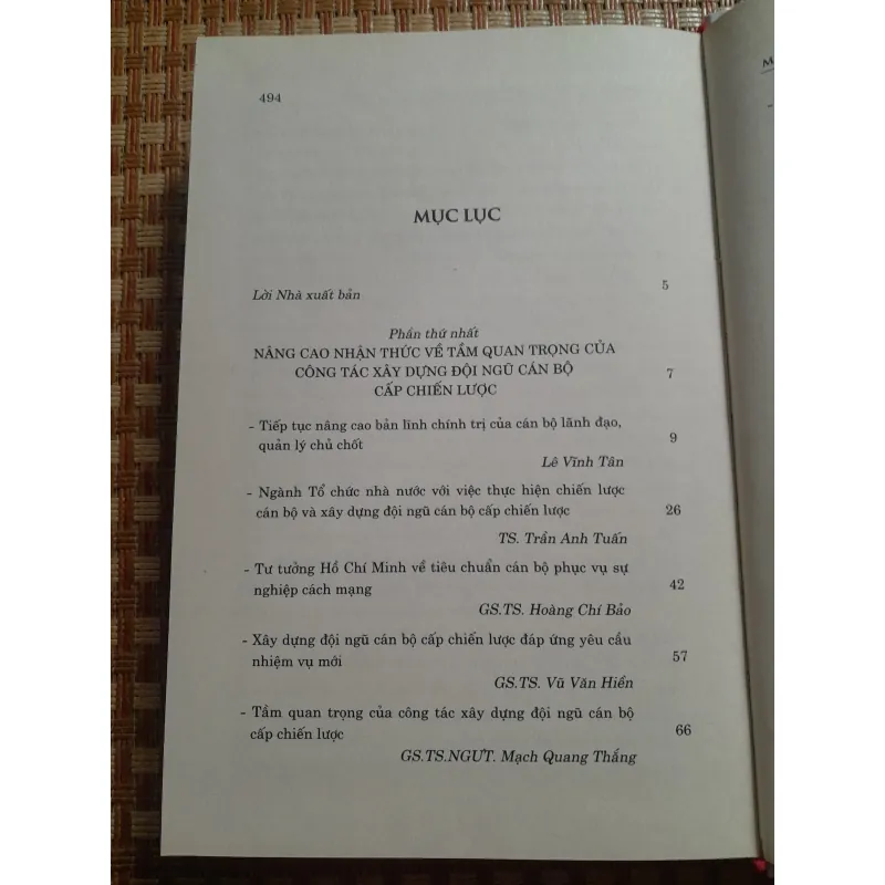 GIẢI PHÁP XÂY DỰNG ĐỘI NGŨ CÁN BỘ CẤP CHIẾN LƯỢC... 761472