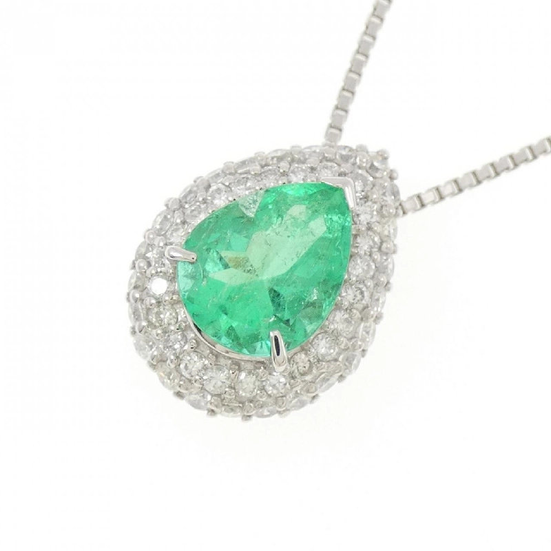 Dây chuyền Emerald PT900/PT850 2.30CT - Hàng hiệu Chính hãng 863544