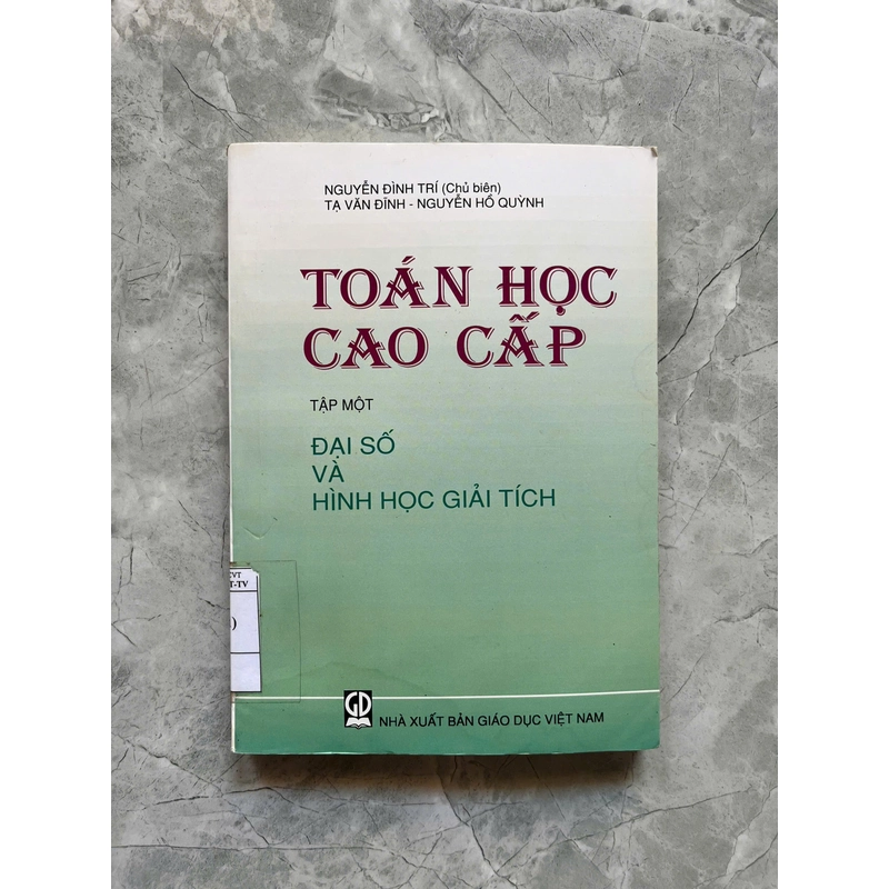 TOÁN HỌC CAO CẤP(TẬP 1) 528813