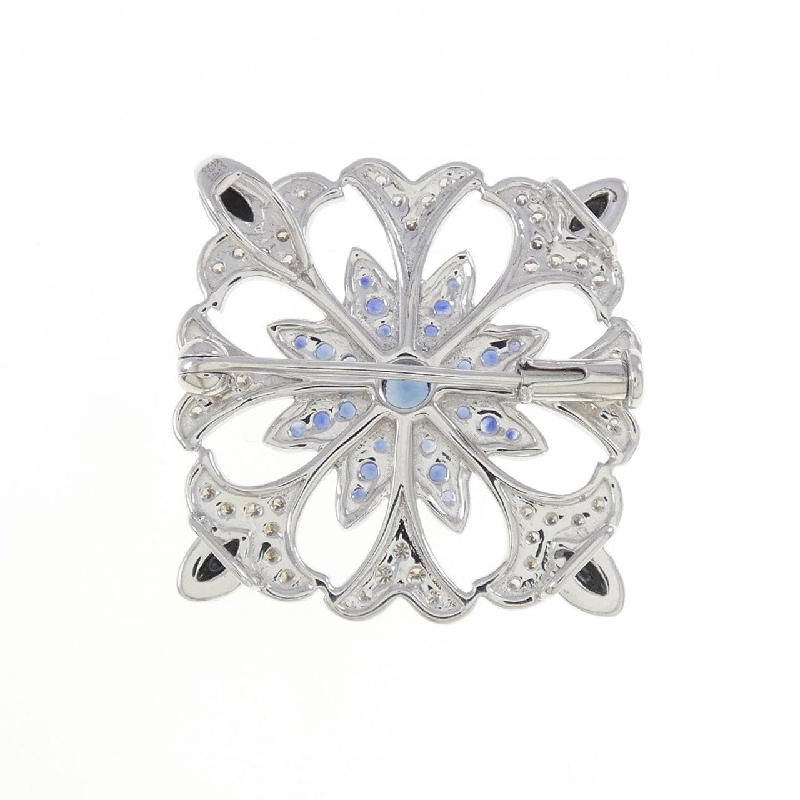 K18WG Đá màu Brooch - Hàng hiệu Chính hãng 869713