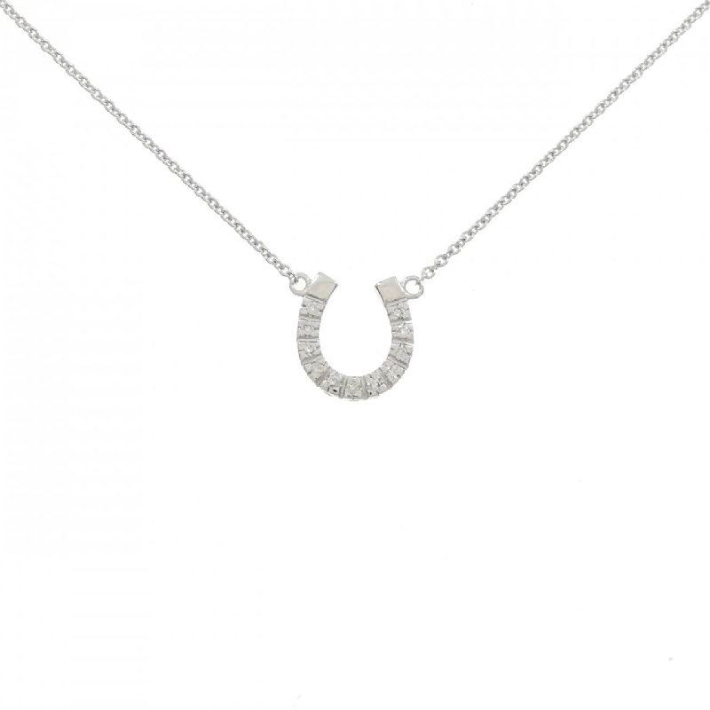 Dây chuyền kim cương hình móng ngựa 750WG - Hàng hiệu Authentic 861476