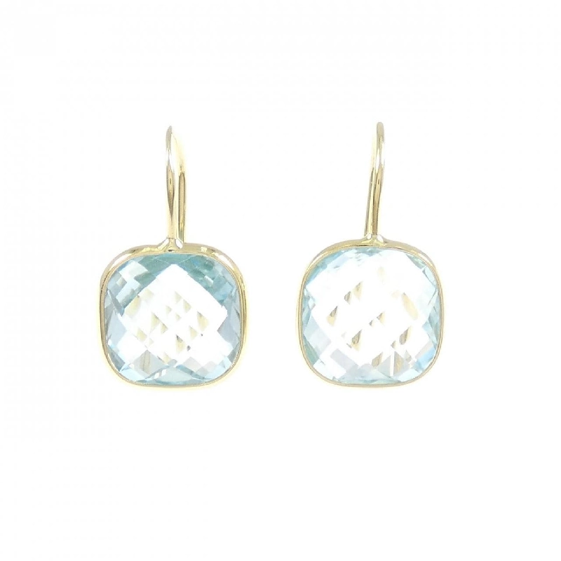 Bông tai Blue Topaz 750YG - Hàng hiệu Chính hãng 873058