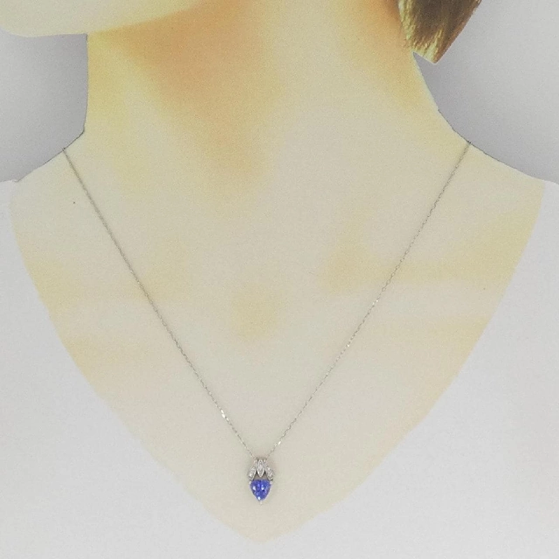 Dây chuyền Tanzanite PT900/PT850 0.92CT - Hàng hiệu Chính hãng 860233