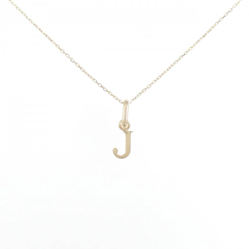 K10YG Chữ cái J Dây chuyền - Hàng hiệu Chính hãng 861573