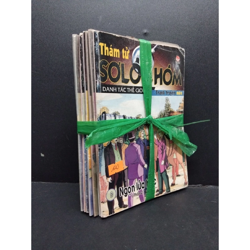 Bộ 9 tập (1, 3, 4, 6, 9, 13, 13, 14, 14) Thám tử Solochom mới 70% ố vàng HCM1008 TRUYỆN TRANH 916545